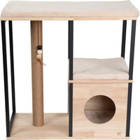 Produktbild von Designed by Lotte Kratzbaum Nala M aus Holz in Natur und Schwarz