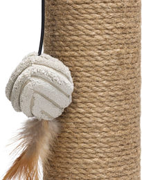 Designed by Lotte Kratzbaum Ribbed Hellgrau aus Cord 35 x 35 x 50 cm – Bild 1 von 2