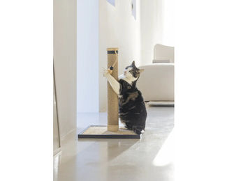 Designed by Lotte Kratzbaum Vyda Kratzmöbel für Katzen mit Sisal 40 x 40 x 60 cm – Bild 1 von 3