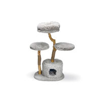 Produktbild von Designed by Lotte Kratzbaum Ziza aus Holz für Katzen in Grau und Natur 60x45x100 cm