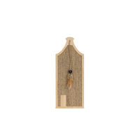 Produktbild von Designed by Lotte Kratzbrett Vicky aus Holz und Seegras in Beige Natur 50 x 20 x 3 cm