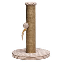 Produktbild von Designed by Lotte Kratzsäule Ribbed Rosa Cord 35 x 35 x 50 cm