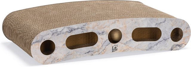 Designed by Lotte Kratzspielzeug Silja aus Karton für Katzen 46x25 cm Beige – Bild 1 von 12