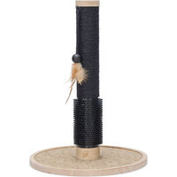 Produktbild von Designed by Lotte Kratzstamm Fida Kratzsäule aus Holz für Katzen Schwarz 39,5x39,5x55cm
