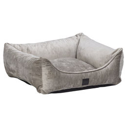 Designed by Lotte Orthopädisches Hundebett Soft Essence mit Memory Foam in Grau – Bild 1 von 3