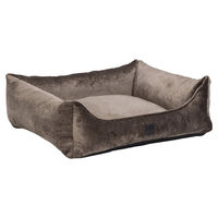 Produktbild von Designed by Lotte Orthopädisches Hundebett Soft Essence Mokka Braun 95 x 80 cm