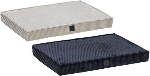 Designed by Lotte Orthopädisches Hundekissen mit Rippendesign in Grau – Bild 1 von 3
