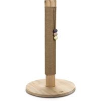 Produktbild von Designed by Lotte Sinora Kratzbaum aus Holz und Sisal in Beige Natur 40x40x70 cm