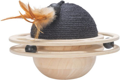 Designed by Lotte Spielball Baya aus Holz Natur Schwarz 30 x 30 x 22 cm – Bild 1 von 4