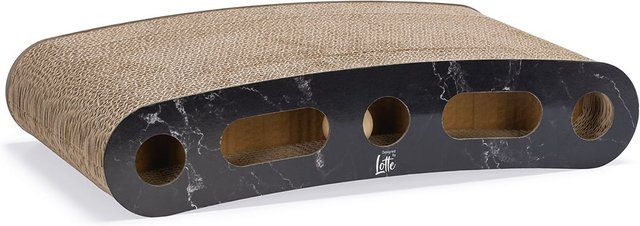 Designed by Lotte Suvi Kratzspielzeug für Katzen aus Karton Schwarz 46x25x9 cm – Bild 1 von 9