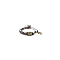 Produktbild von Designed by Lotte Virante Hundehalsband für kleine Hunde aus Nylon Braun 10 mm x 20-30 cm