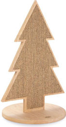 Designed by Lotte Weihnachtskratzbaum für Katzen aus Holz und Sisal in Beige – Bild 1 von 2