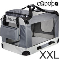 Produktbild von Deuba Tiertransportbox XXL aus wasserabweisendem Polyester in Grau