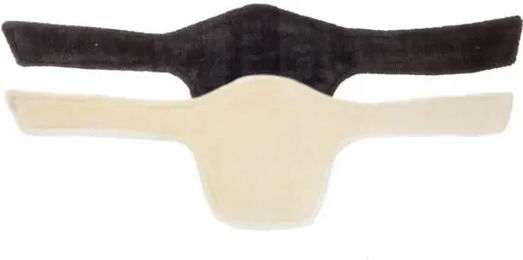 Deukavallo Ersatz-Kunstfellpolster ExcellenceK Gurtschoner aus Polyester in Beige oder Schwarz – Bild 1 von 2