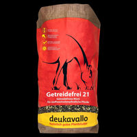 Produktbild von Deukavallo Getreidefreies Müsli für Pferde bei Hufrehe und Stoffwechselproblemen 21 kg - 21 kg
