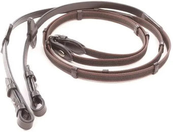 Produktbild von Deukavallo Gummizügel Kavalkade aus Leder in Schwarz oder Braun