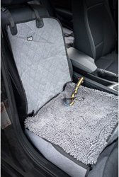 DGS Dirty Dog Autositzschutz für Hunde grau wasserabweisend aus Polyester 148 x 48 cm – Bild 1 von 9