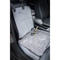 Produktbild von DGS Dirty Dog Autositzschutz für Hunde grau wasserabweisend aus Polyester 148 x 48 cm
