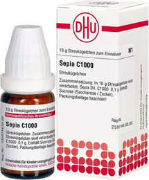 DHU Sepia C1000 Globuli 10 g – Bild 1 von 1