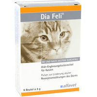 Produktbild von Dia Feli Pulver zur Unterstützung der Verdauung und Magen-Darm-Gesundheit für Katzen 1000g