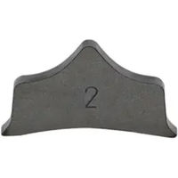 Produktbild von Diamond Semelles Barre Rechte Diamond Hufpflege Sattelzubehör Silber und Schwarz 4er Beutel