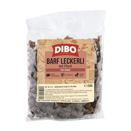 DIBO BARF-Leckerli Pferd Belohnungssnack mit hohem Fleischanteil und glutenfrei 200 g - 2 x 200 g – Bild 1 von 9