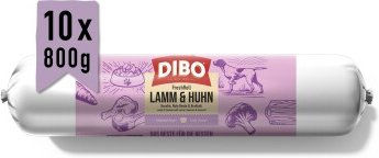 DIBO FreshRoll Hundewurst Lamm & Huhn glutenfrei 10x800 g – Bild 1 von 3