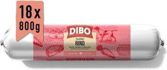 DIBO FreshRoll Hundewurst Rind Monoprotein 18x800 g – Bild 1 von 3