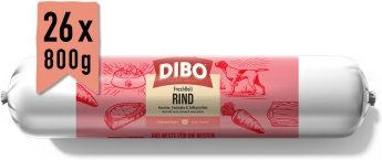 DIBO FreshRoll Hundewurst Rind Monoprotein 26x800 g – Bild 1 von 2