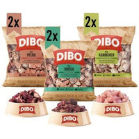 Produktbild von DIBO Frostfutter Exklusive Proteine Bundle für Pferde mit Hirsch und Kaninchen hypoallergen und sensitive 6000g