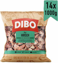 DIBO Frostfutter Hirsch Monoprotein Sensitive Hypoallergen für Katzen 14 x 1 kg - 14 x 1 kg – Bild 1 von 5