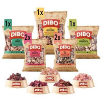 Produktbild von DIBO Frostfutter Katzen Bundle mit Rind, Kaninchen, Hirsch und Geflügel ohne Konservierungsstoffe 6000g
