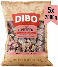 DIBO Frostfutter Kopffleisch Rind Monoprotein Junior 5 x 2 kg - 5 x 2 kg – Bild 1 von 5