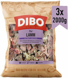 DIBO Frostfutter Lamm Pur Monoprotein Sensitive für Senioren Hunde 3 x 2 kg - 3 x 2 kg – Bild 1 von 5