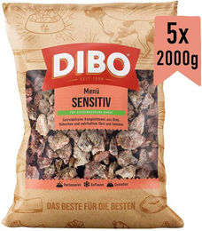 DIBO Frostfutter Menü Sensitiv Rind und Huhn Getreidefrei Senior 5 x 2 kg - 5 x 2 kg – Bild 1 von 5