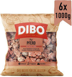 DIBO Frostfutter Pferdefleisch Monoprotein Hypoallergen 6 x 1 kg - 6 x 1 kg – Bild 1 von 5