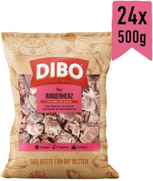 DIBO Frostfutter Rinderherz Monoprotein Leckerli für Katzen 24 x 500 g - 24 x 500 g – Bild 1 von 5