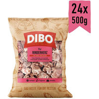 Produktbild von DIBO Frostfutter Rinderherz Monoprotein Leckerli für Katzen 24 x 500 g - 24 x 500 g