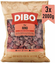 DIBO Frostfutter Rindfleisch Monoprotein Junior 3 x 2 kg - 3 x 2 kg – Bild 1 von 5