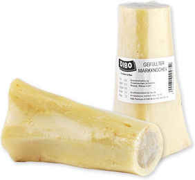 Produktbild von DIBO gefüllter Markknochen Rind Hypoallergen Kausnack Sparpaket 3 x 200 g - 3 x 200 g