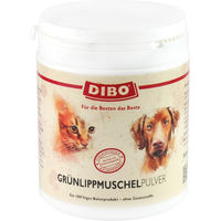 Produktbild von DIBO Grünlippmuschelpulver für Hunde und Katzen zur Unterstützung der Gelenke 400 g - 400 g