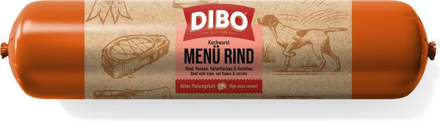 DIBO Kochwurst Menü Rind mit hohem Fleischanteil Sensitive 10 x 800 g – Bild 1 von 1