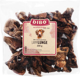 DIBO Lammlunge Naturkauartikel für Hunde ohne Konservierungsstoffe und Zucker 250g - 2 x 250 g – Bild 1 von 5