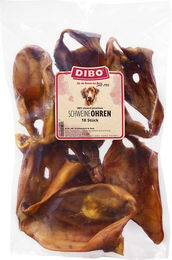 Produktbild von DIBO Premium Schweineohren Kausnack für Hunde getreidefrei und hypoallergen 10 Stück