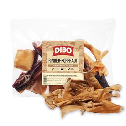 DIBO Rinderkopfhaut Kausnack für Hunde ohne Konservierungsstoffe und Zucker 250g - 2 x 250 g – Bild 1 von 9