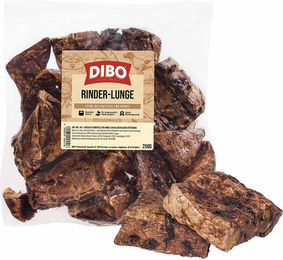 DIBO Rinderlunge getrocknet 250g Monoprotein Kausnack für Hunde - 250 g – Bild 1 von 7