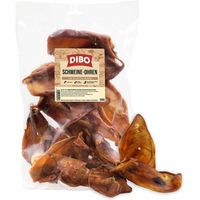 Produktbild von DIBO Schweineohren Naturkauartikel für Hunde Monoprotein ohne Konservierungsstoffe und Zucker 500g - 500 g