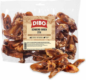 DIBO Schweineohren-Stix Naturkauartikel für Hunde ohne Konservierungsstoffe und Zucker 250g - 250 g – Bild 1 von 4