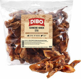 DIBO Schweineohren-Stix Naturkauartikel für Hunde ohne Konservierungsstoffe und Zucker 500g - 500 g – Bild 1 von 5