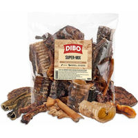 Produktbild von DIBO Super-Mix Naturkauartikel für Hunde mit Schwein Rind und Huhn ohne Konservierungsstoffe und Zucker 500g - 500 g